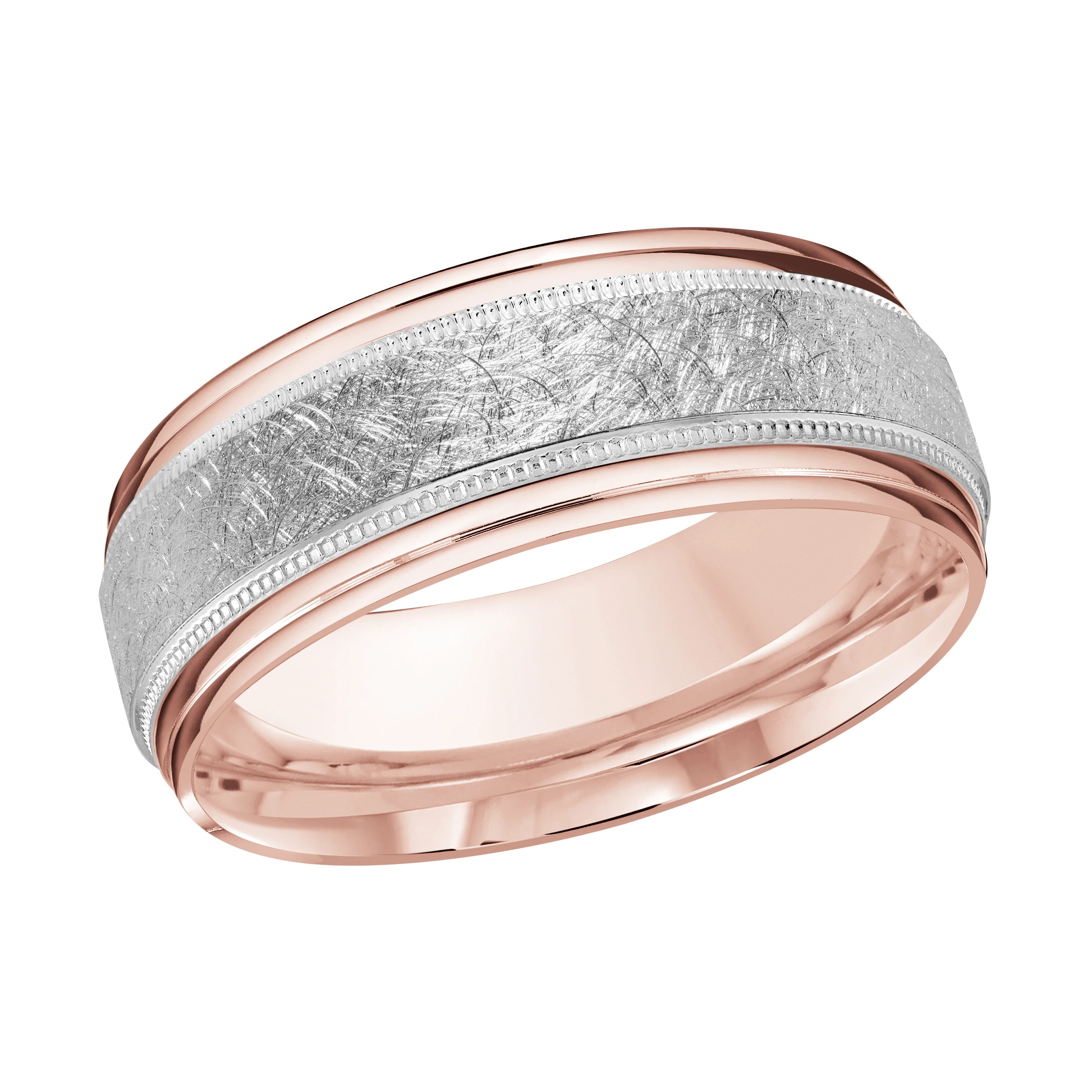 14K Rose and White Gold