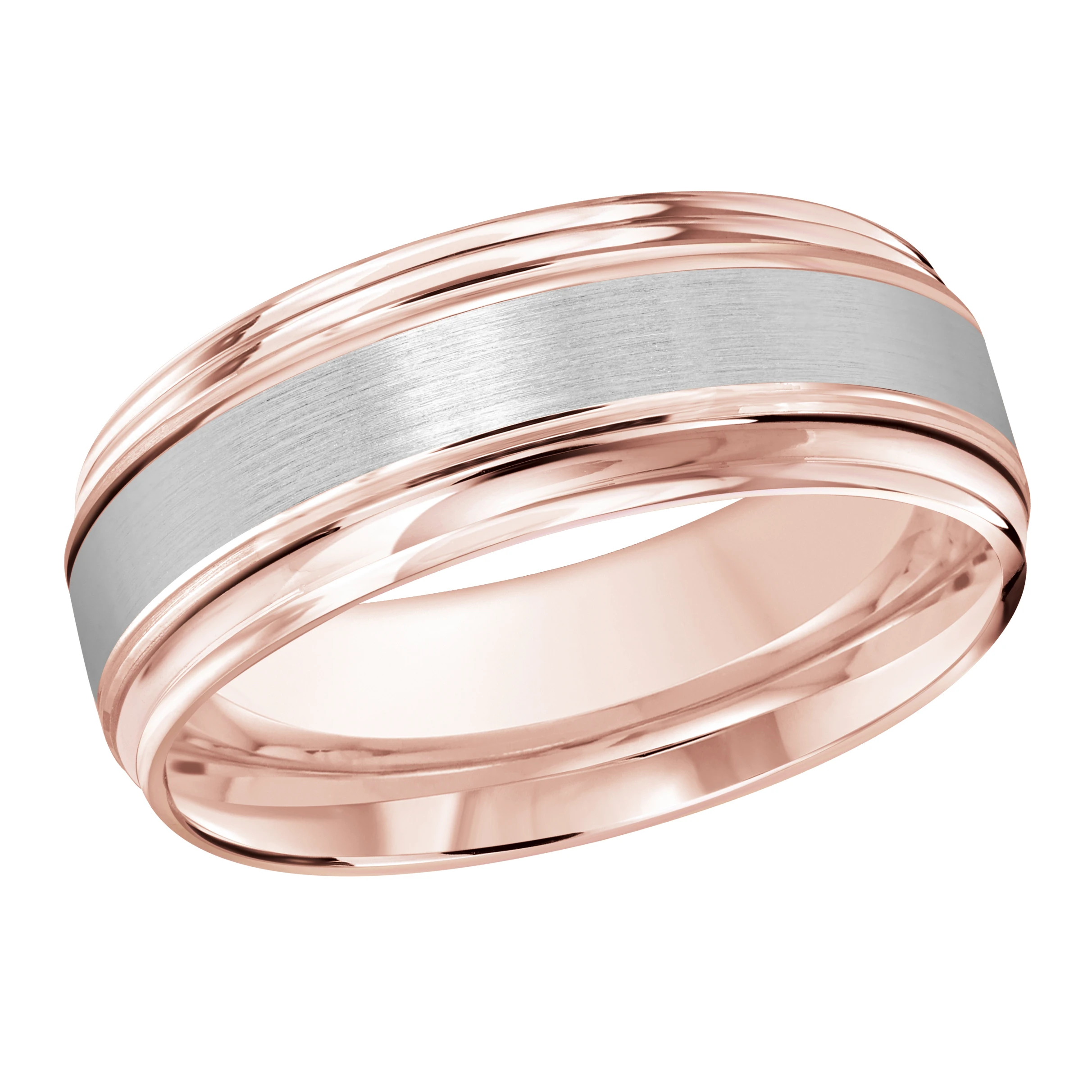 14K Rose and White Gold