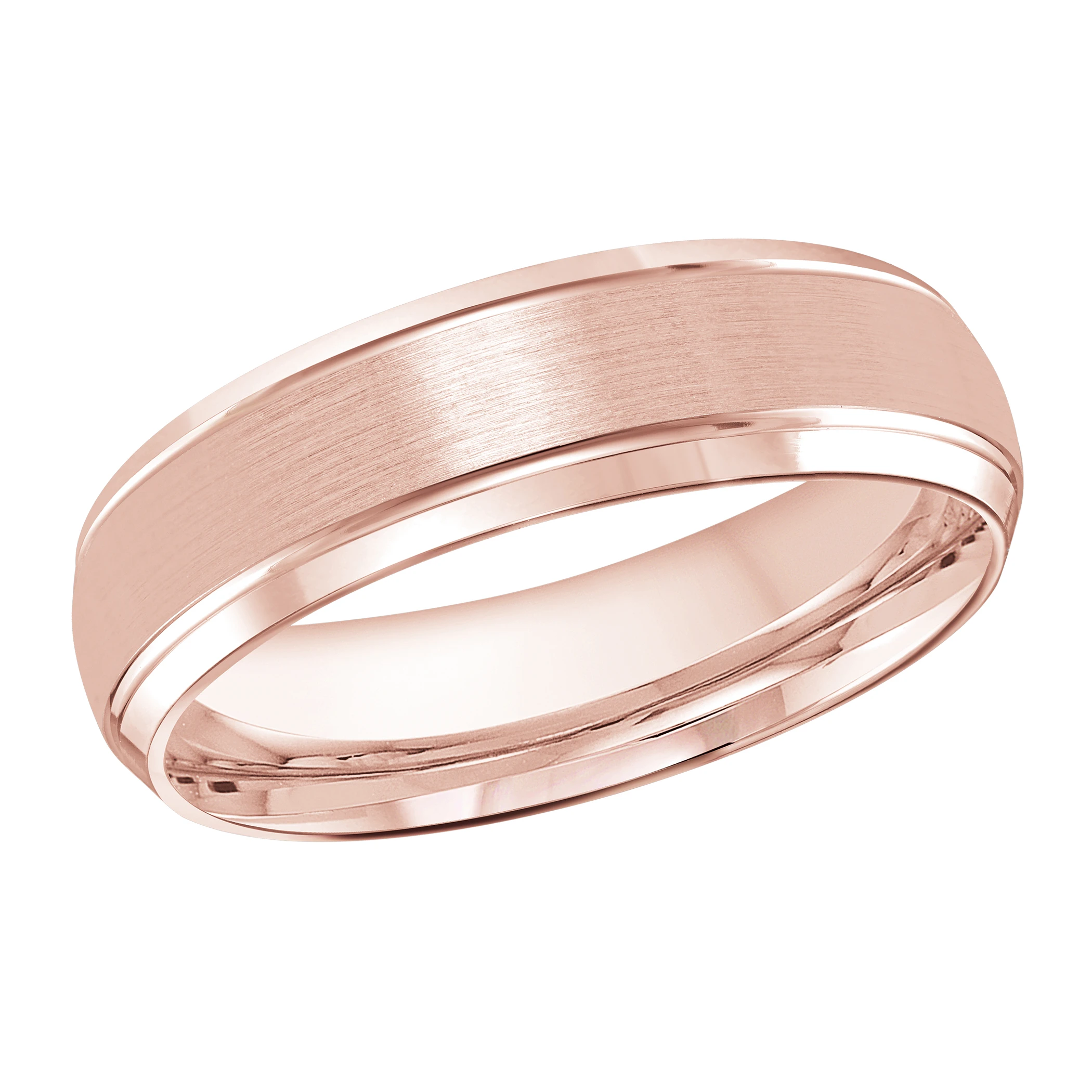 Satin Finish 14K Rose Gold