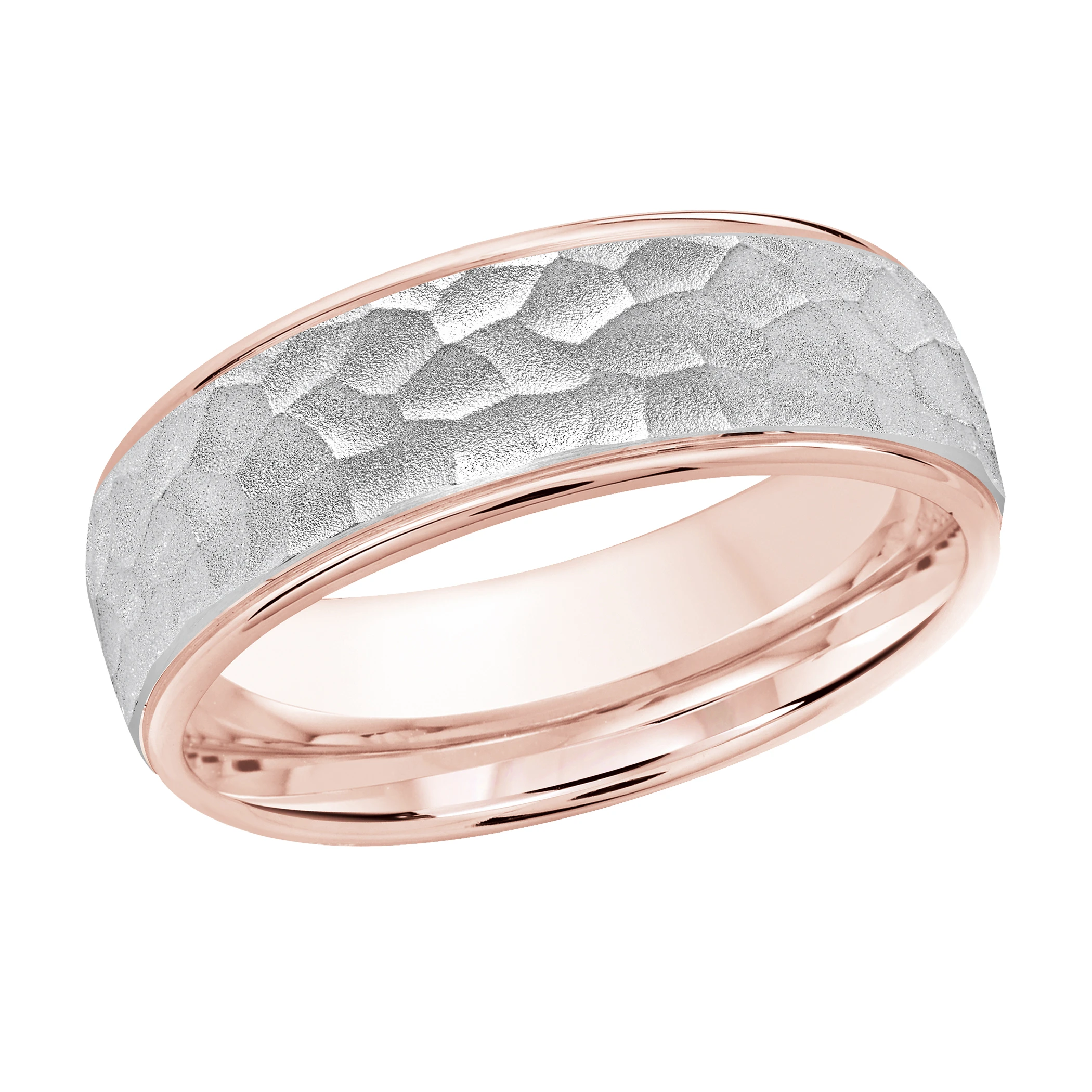 14K Rose and White Gold