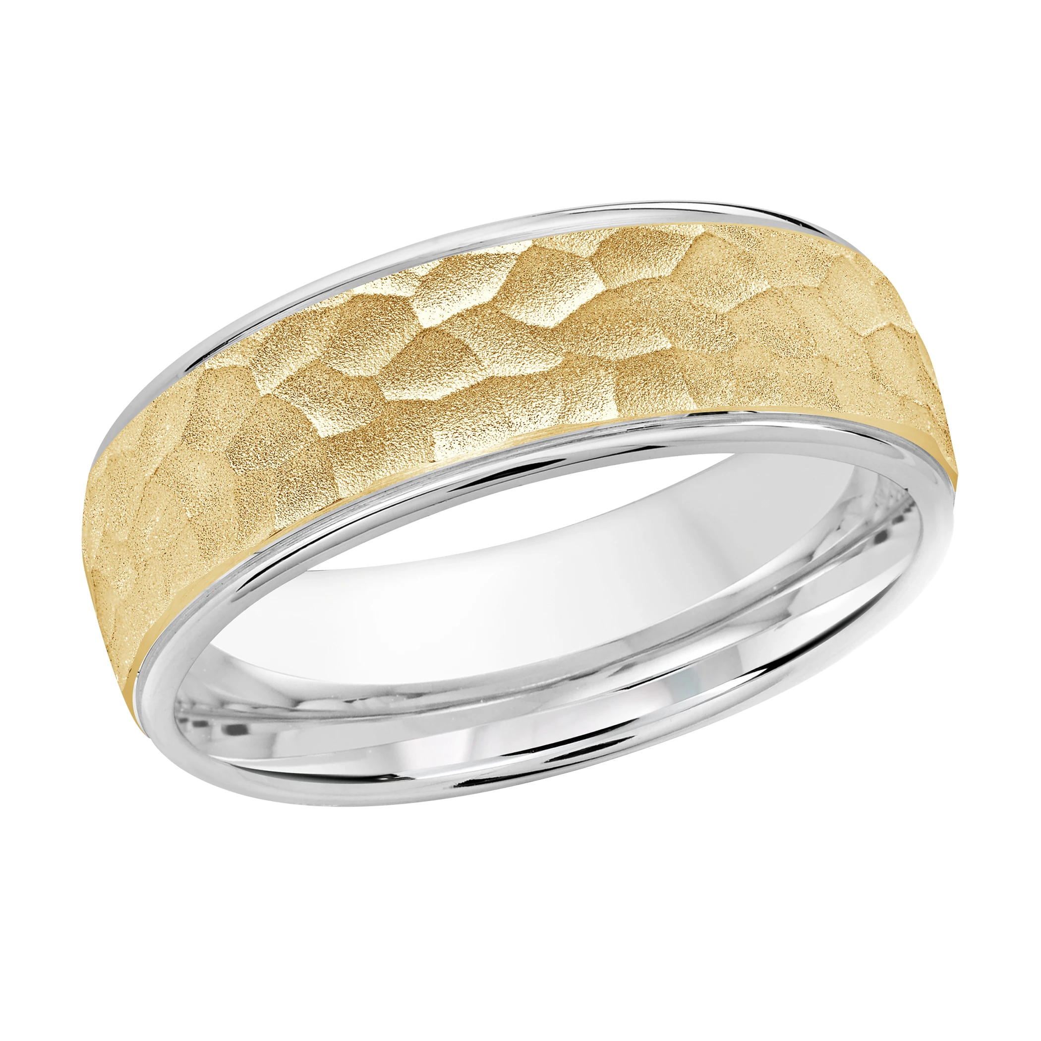 14K White and Yellow Gold