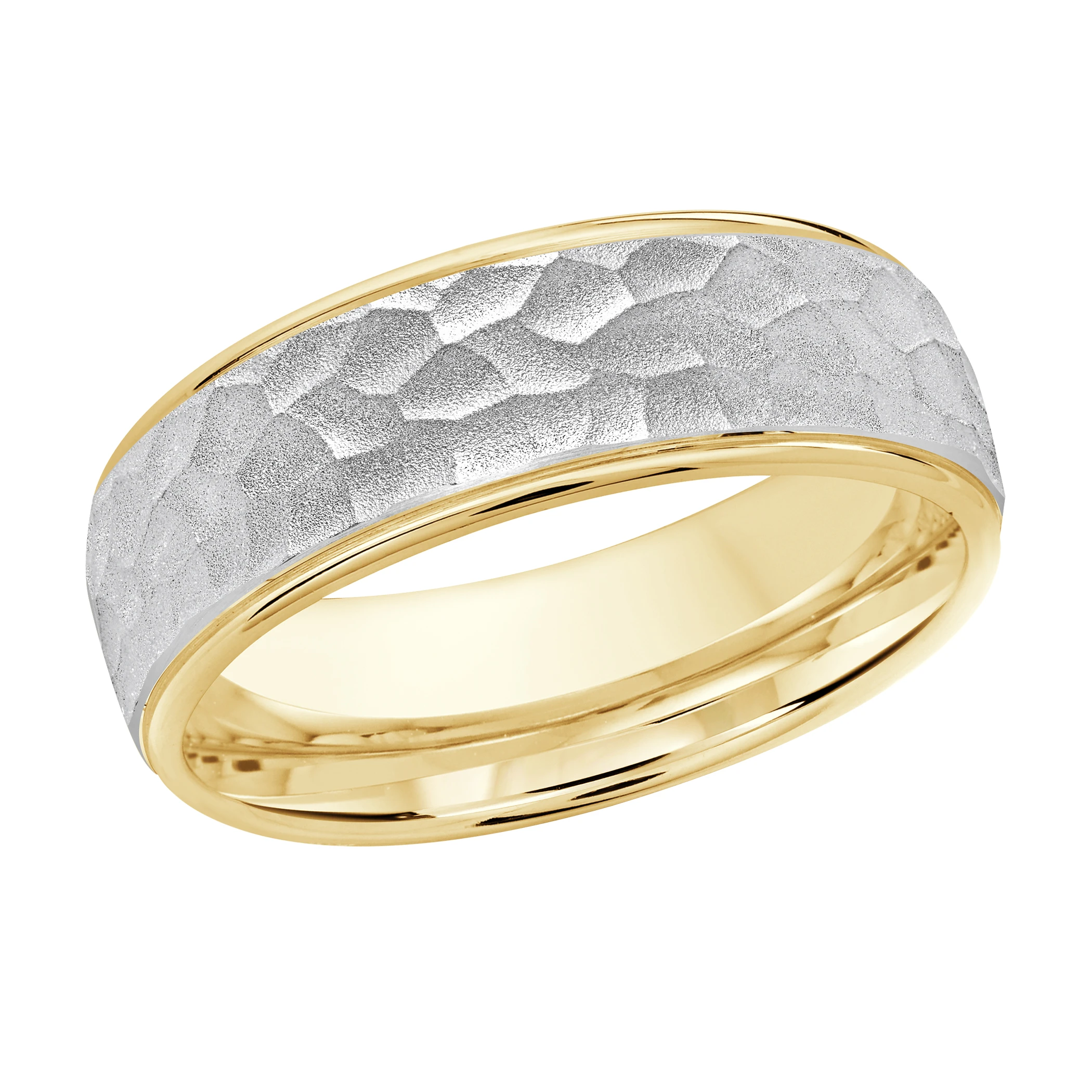 14K Yellow and White Gold