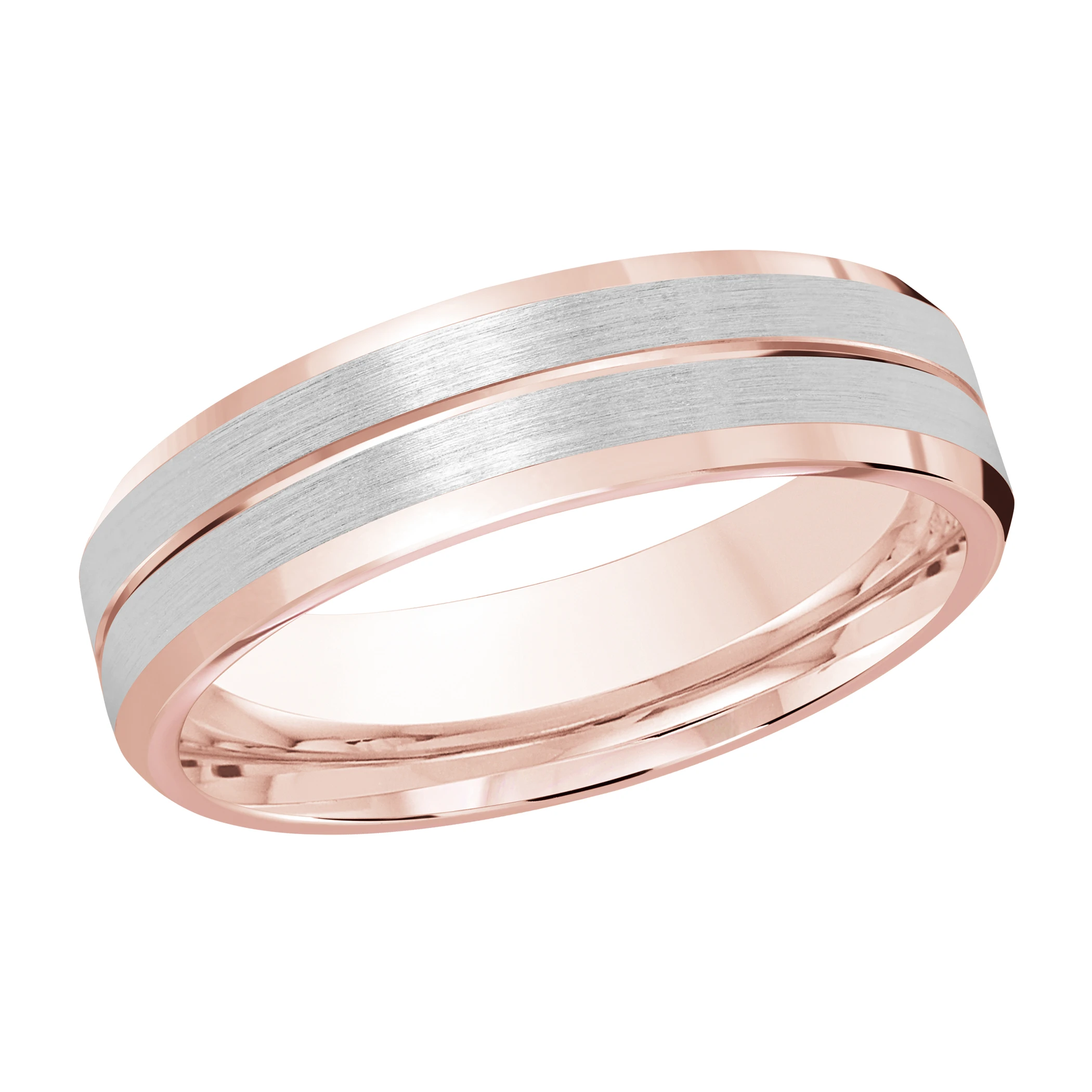 14K Rose and White Gold
