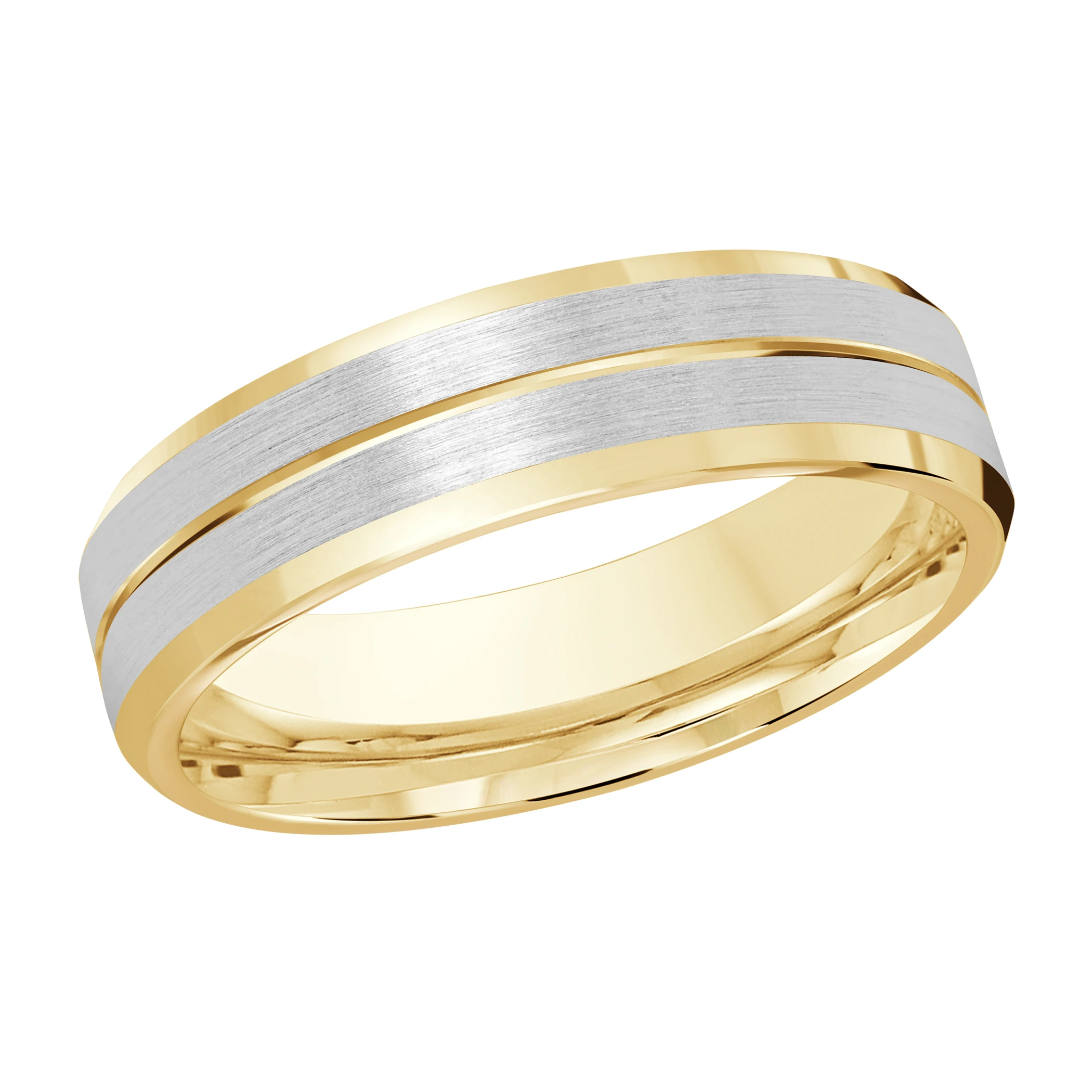 14K Yellow and White Gold