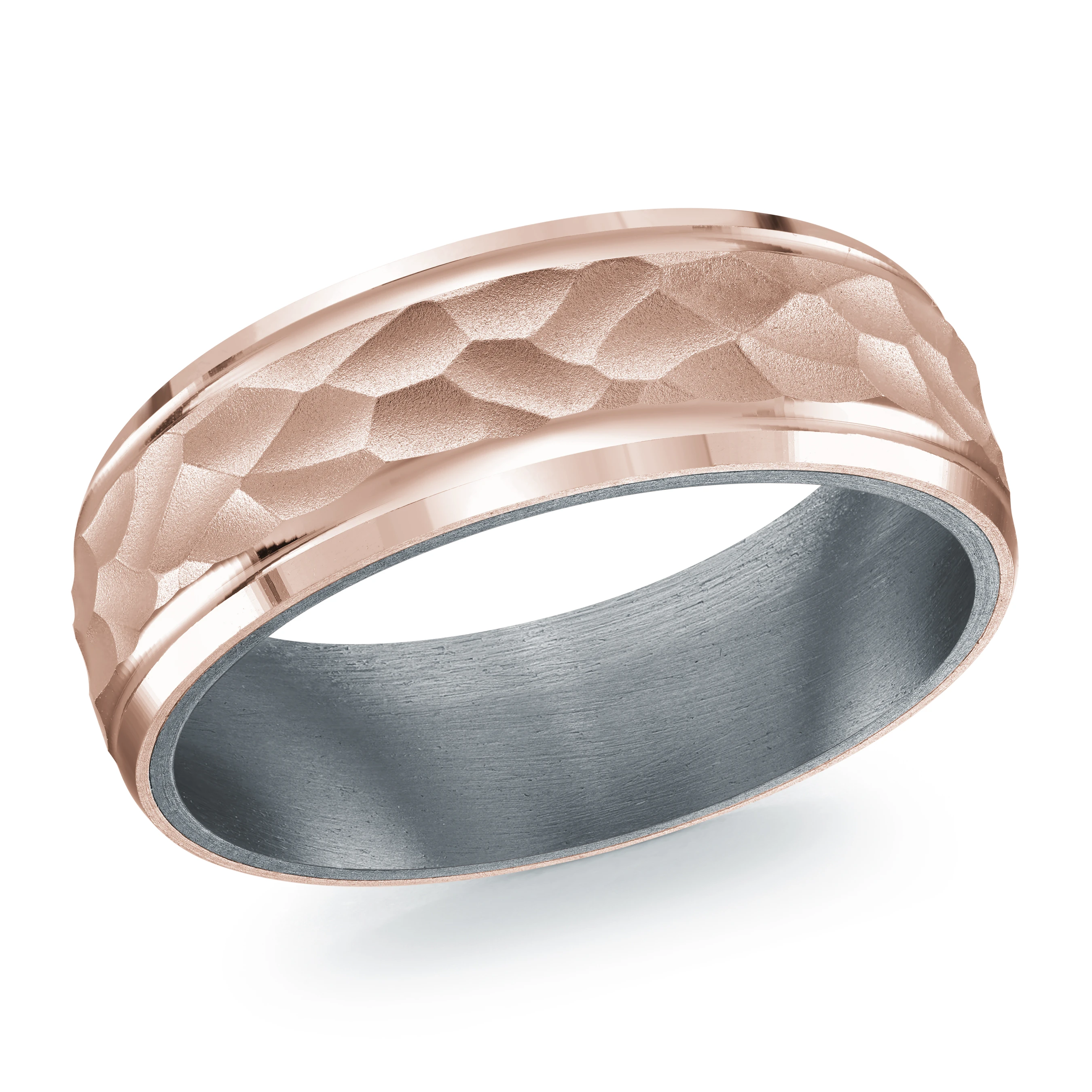 14K Rose Gold and Tantalum