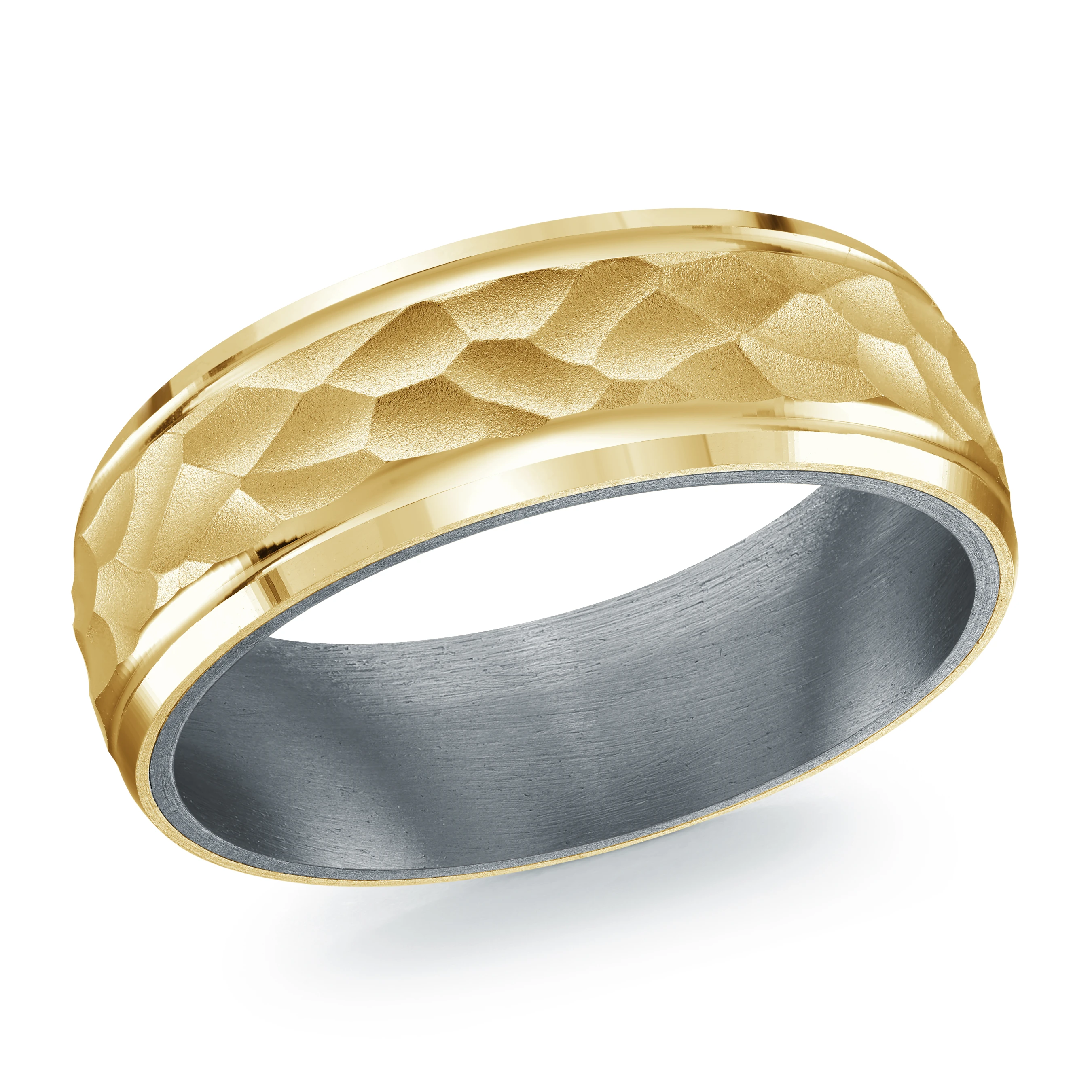 14K Yellow Gold and Tantalum